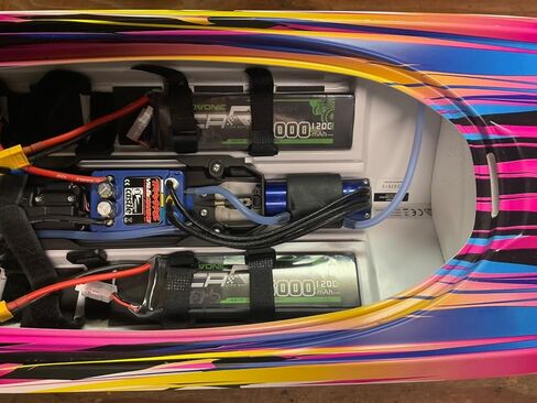OVONIC 3S LiPo Battery 11.1V 5000mAh 120C with XT60 and TRA Plug Perfect Match RC Car RC Truck Airplane Helicopter Boat Car Racing RC Hobby [6.18''D x 1.81" W x 1.03" H](2 Packs in 1 Package) in Kuwait