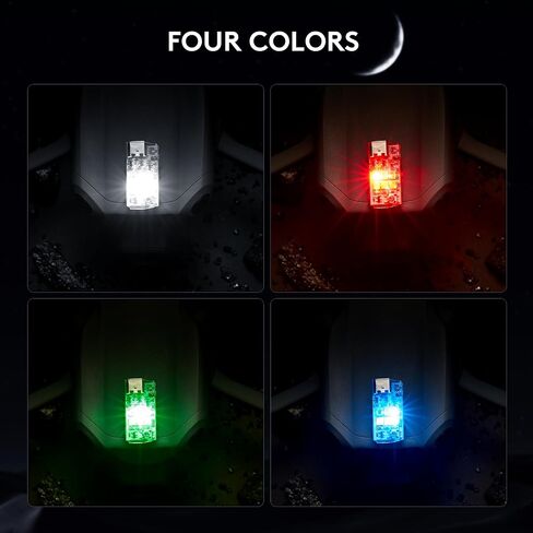 مصباح ستروب بدون طيار متوافق مع إدارة الغذاء والدواء الأمريكية من NovaStrobe، 6 مصابيح Cree LED 1000 لومن، 4 ألوان (أبيض، أحمر، أخضر، أزرق)، يناسب DJI Mini، Neo، Mavic، Air، Avata، Flip (قطعتان) in Kuwait