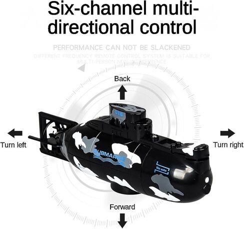 Mini RC Submarine Remote Control Boat Underwater Diving Fish Tank toyschildren's Gifts in Kuwait