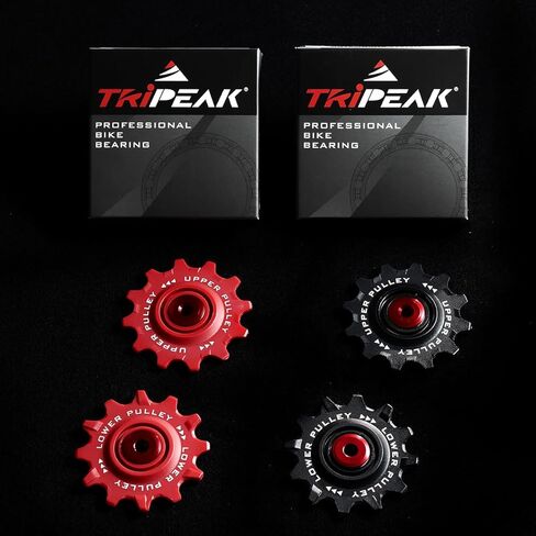 12/12T Jockey Wheel Pulley Set, 2 pcs for SRAM 12 Speed ETap AXS RED D1 /Force D1/D2 /Rival D1/E1 Road Rear Derailleur, Ceramic Balls, Black in Kuwait