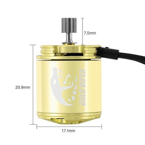 INJORA Gold Viper 1721 Brushless Motor 2800KV for 1/24 SCX24 Upgrade in Kuwait