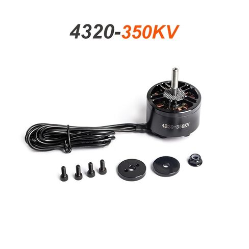 4320 350KV Brushless Motor for 13 Inch FPV Drone, CW Thread, High Torque Long Range Motor for Cinematic & Payload Drones, Compatible with 6S-12S, 19mm Mounting (4pcs) in Kuwait