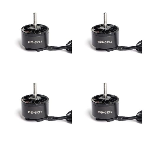 4320 350KV Brushless Motor for 13 Inch FPV Drone, CW Thread, High Torque Long Range Motor for Cinematic & Payload Drones, Compatible with 6S-12S, 19mm Mounting (4pcs) in Kuwait
