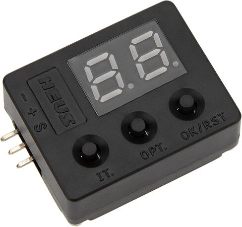 MEUS Racing ME25 25A Brushed Mini ESC for SCX24 TRX4M ASCENT-18 SCX30 1/30 1/24 1/18 RC Crawler Upgrades (V2) in Kuwait