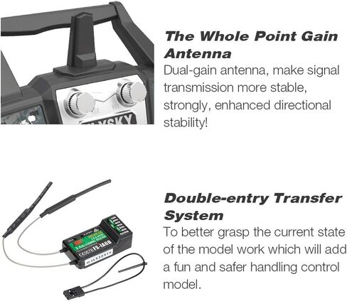 Flysky FS-i6X 2.4GHz 10CH AFHDS 2A RC Transmitter with FS-iA6B Receiver for RC Drone Airplane Helicopter in Kuwait