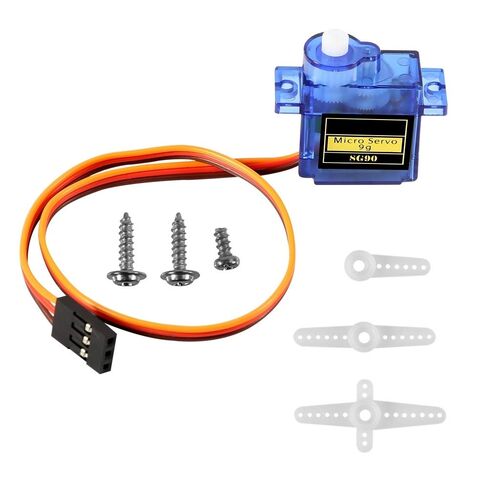 Dorhea 5 قطع SG90 Micro Servo Motor Mini SG90 9g مجموعة مؤازرة متوافقة مع RC هليكوبتر طائرة سيارة قارب روبوت ذراع / يد / المشي / التحكم في قفل الباب in Kuwait