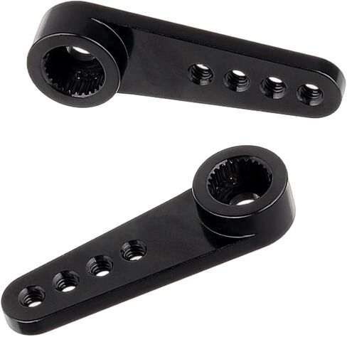 HobbyPark Metal 25T Servo Horn 5mm Spline Gear 25 Teeth Steering Arm for 1/18 RC Cars Trucks Crawler RC Airplane Aircraft Servos Motor (2-Pack) in Kuwait