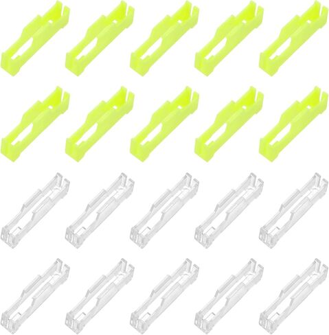 MECCANIXITY 25 Pcs Servo Extension Cable Clips Lock, Servo Cable Safety Connector Lead Wire Buckle Lock for RC Car Plane Boat DIY Y Adapter Cable, Red in Kuwait
