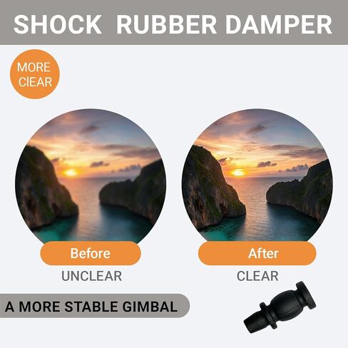 Replacement Gimbal Shock Rubber Damper for DJI Matrice 4T/4E Gimbal Camera Shock Absorber Spare Parts Drone Body Accessories(5 Pcs) in Kuwait