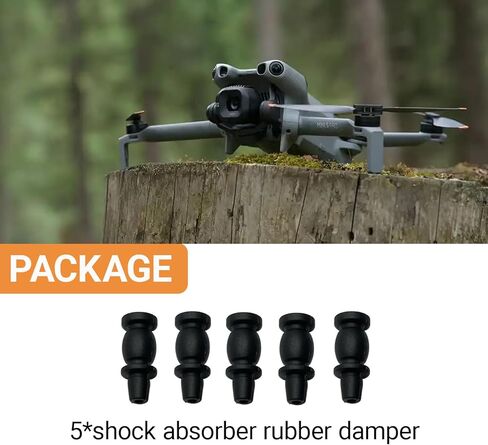 Replacement Gimbal Shock Rubber Damper for DJI Matrice 4T/4E Gimbal Camera Shock Absorber Spare Parts Drone Body Accessories(5 Pcs) in Kuwait