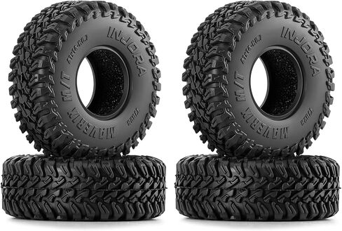 إطارات INJORA 41 * 14 مم 0.7 بوصة MAVERIX M/T لترقية 1/30 محوري SCX30 (T7028) in Kuwait