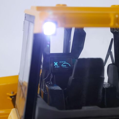 TOUCAN RC HOBBY 1/12 معدن RC جرافة هيدروليكية D3 التحكم عن بعد المركبات الهندسية 4CH صمام بناء سيارة ضوء الصوت Flysky ST8 راديو للبالغين in Kuwait