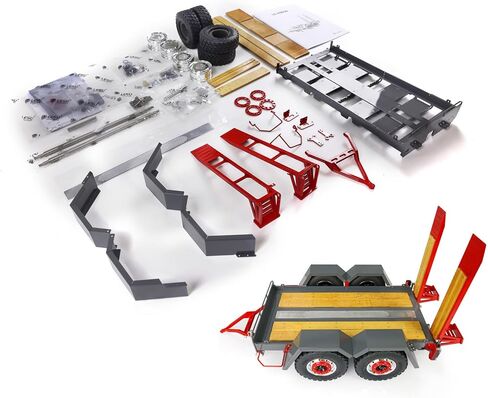 TOUCAN RC هواية لوحة مقطورة معدنية لـ 1/14 LESU انزلاقية التوجيه RC نموذج محمل هيدروليكي in Kuwait