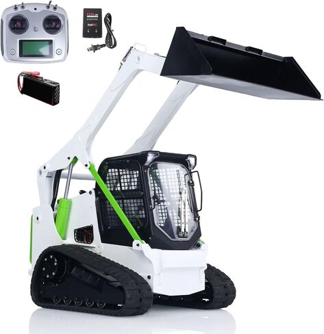 TOUCAN RC HOBBY 1/14 RC Hydraulic RTR Skid-Steer Loader SM770 Metal Remote Control Truck Model Light Sound System in Kuwait