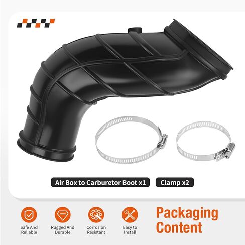 صندوق الهواء إلى المكربن ​​التمهيد لسوزوكي QuadSport Z 400 LT-Z400 2003-2008 لكاواساكي KFX400 2003-2006 ل القطب الشمالي القط DVX 400 2004-2008 13881-07G00 in Kuwait