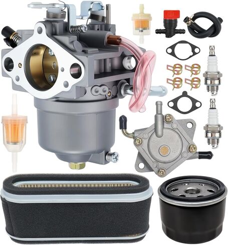FB460V 15003-2796 مجموعة المكربن ​​مناسبة لـ Kawasaki FB460V 4 السكتة الدماغية محرك Carb لاستبدال 15003-2467 15003-2777 مع مضخة الوقود وفلتر زيت الهواء in Kuwait