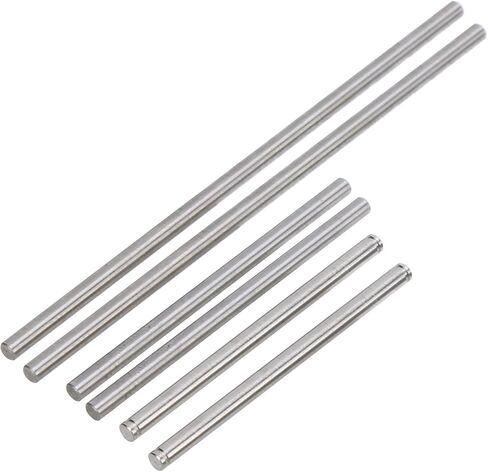 Metal Front Suspension Pin Group, Stainless Steel Round Shaft Rod, Front Suspension Arm Round Pin for TRAXXAS UDR 1/7 RC Car in Kuwait