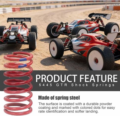 5445 GTR Shock Springs 6.4 Rate, Blue 3-Pack in Kuwait