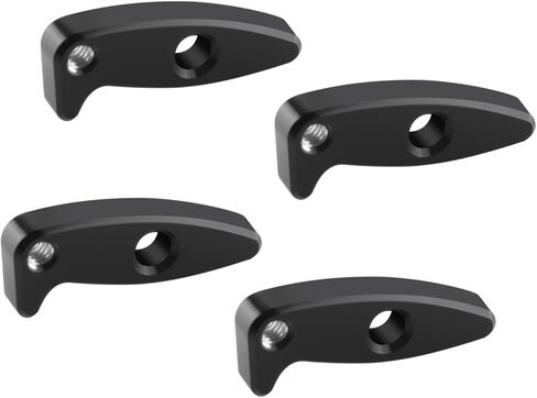GPM شفرات مرنة عالية المفصل والتخليص 7075-T6 طقم تمديد من سبائك الألومنيوم Droop Flex Mod لـ 1/30 RC Crawler Axial SCX30، Ford Bronco، Jeep Wrangler JLU، شيفروليه K10 ترقية (أسود) in Kuwait