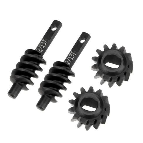 مجموعة تروس دودة التروس التفاضلية MEUS Racing SCX30 لترقيات الزاحف المحورية SCX30 RC، مجموعتان (2/13T، محرك زائد 23%) in Kuwait