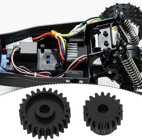 1 Set 1/10 RC Car Aluminum Motor Pinion Gear Compatible with TT01 TT02 TB02 TA05 in Kuwait