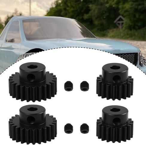 1 Set 1/10 RC Car Aluminum Motor Pinion Gear Compatible with TT01 TT02 TB02 TA05 in Kuwait