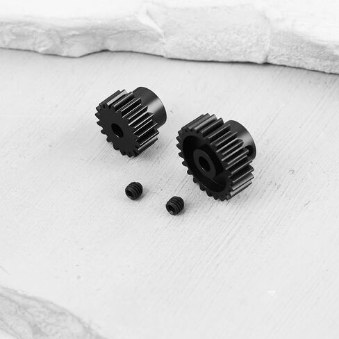 1 Set 1/10 RC Car Aluminum Motor Pinion Gear Compatible with TT01 TT02 TB02 TA05 in Kuwait