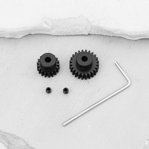1 Set 1/10 RC Car Aluminum Motor Pinion Gear Compatible with TT01 TT02 TB02 TA05 in Kuwait