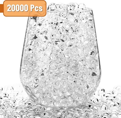 Mr. Pen Clear Water Beads, 20000 pcs, Non Toxic, Gel Beads for Vases & Plants in Kuwait