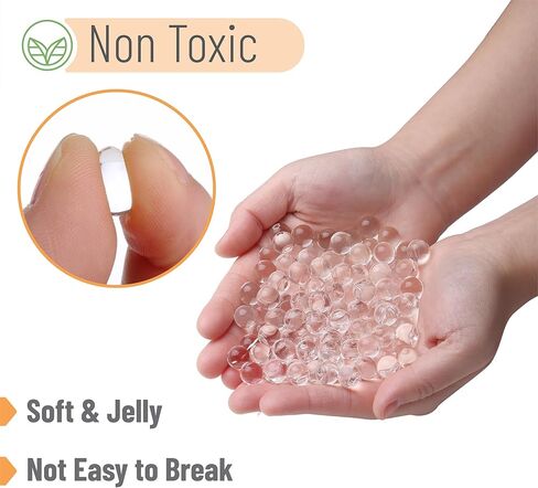 Mr. Pen Clear Water Beads, 20000 pcs, Non Toxic, Gel Beads for Vases & Plants in Kuwait