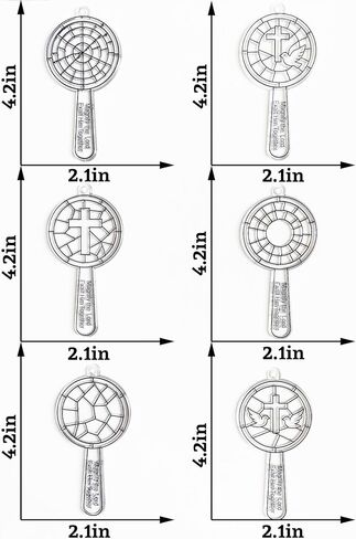 Ayhuhra 30 Sets Magnify Suncatchers Craft Kits, Magnifying Sun Catcher Stained Glass Effect DIY Window Art Craft, VBS Magnified Crafts, Magnifying Glasses & Suncatcher Supplies Stained Glass Kits in Kuwait