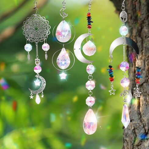390 قطعة من أدوات التقاط أشعة الشمس DIY، مجموعة أدوات صنع أدوات التقاط الشمس الفنية والحرف اليدوية للبالغين، أداة تعليق ديكورية من أشعة الشمس مع برنامج تعليمي لنافذة ديكور المنزل في العطلات in Kuwait