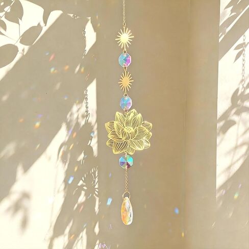 1 قطعة عباد الشمس الماس الفن suncatchers الكريستال suncatcher ، صانع بريزم الشمس الماسك نافذة داخلية ديكور المنزل in Kuwait