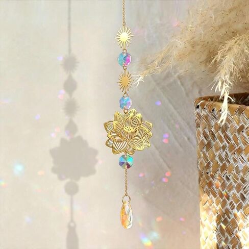 1 قطعة عباد الشمس الماس الفن suncatchers الكريستال suncatcher ، صانع بريزم الشمس الماسك نافذة داخلية ديكور المنزل in Kuwait