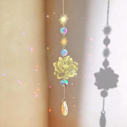 1 قطعة عباد الشمس الماس الفن suncatchers الكريستال suncatcher ، صانع بريزم الشمس الماسك نافذة داخلية ديكور المنزل in Kuwait