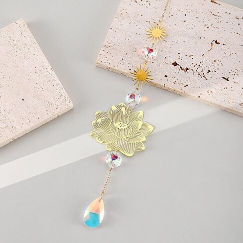 1 قطعة عباد الشمس الماس الفن suncatchers الكريستال suncatcher ، صانع بريزم الشمس الماسك نافذة داخلية ديكور المنزل in Kuwait