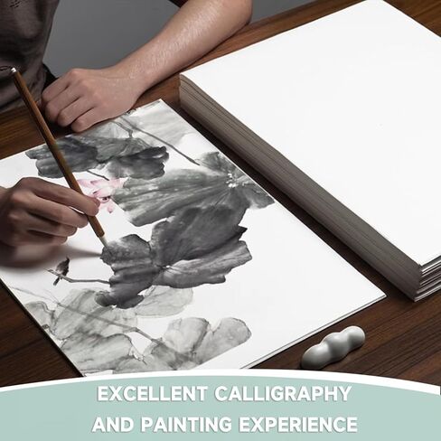 Mulberry Paper,100 Sheets Letter Size 8.5" x 11" Natural Fiber Rice Paper, Decoupage Decorative Tissue Paper for Writing Painting DIY Crafts Calligraphy Gift Wrap(LPMP-02) in Kuwait