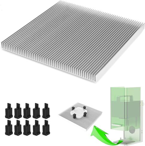 Upgraded Laser Engraving Cutting Platform for xTool F1,Aluminum Laser bed with The Groove Design, with 10 Positioning Plug, Enables L-Shaped Alignment, Prevent Warping in Kuwait