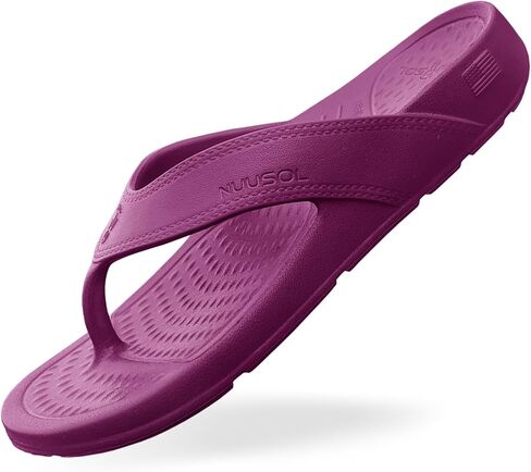NUUSOL للجنسين Cascade Flip Flop | صندل مريح مانع للانزلاق لأنماط الحياة النشطة، بلو سبرينغز، 14 امرأة/13 رجل in Saudi Arabia