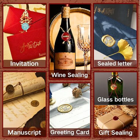 xxxHOLIC Wax Seal Kit – 360 Beads in 24 Colors, Smokeless & Crack-Resistant Seal Wax Starter Set with Melting Spoon & Tea Lights for Wedding Invitations & Envelope Sealing in Saudi Arabia