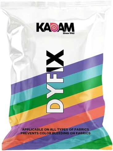 مثبت ألوان DyFix، مثبت ألوان القماش لجميع أنواع الأقمشة | يوقف نزيف اللون على الفور | عبوة بها 10 اكياس in Kuwait