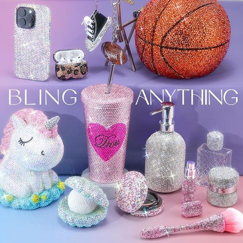 35000 Pcs Resin Jelly Rhinestones Kit, Multicolor 3mm Flatback Rhinestones with 4 Pcs B7000 Jewelry Glue & Tools, All-in-One Bedazzling Kit for DIY Arts & Crafts Gifts in Kuwait