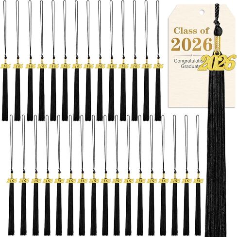 42 Sets Class of 2026 Graduation Tassels with 2026 Charms Cards and Gift Bags for Students Senior Ceremony Party Favors Bulk(Blue White) in Saudi Arabia