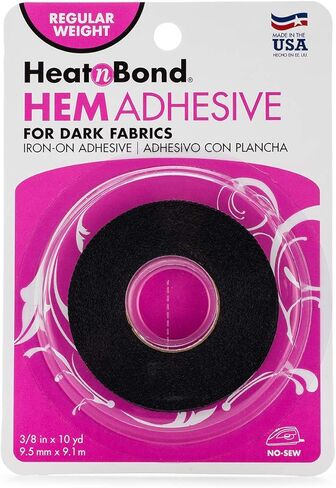HeatnBond Hem Iron-On Adhesive, Regular Weight, White in Kuwait