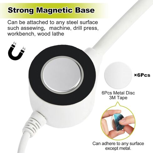 Magnetic Positioning Quilting Light with Crosshair Guide – Adjustable Red Laser Guide for Straight Stitching Precision Sewing & Quilting, Secure Magnetic Attachment for Sewing Machines in Kuwait
