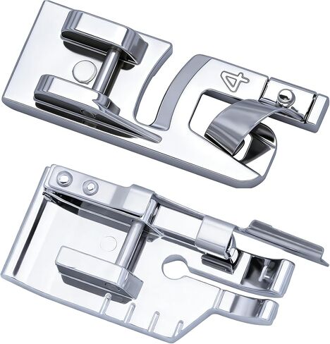 Narrow Rolled Hem Presser Foot 1/4" Quilting Patchwork Foot Sewing Rolled Hem Foot 3/4/6mm Hemming Foot for Sewing Low Shank Snap-On Singer, Brother, Babylock, Janome, Etc Sewing Machine in Kuwait