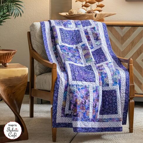 Fabric Café Weekend 3-Yard Quilts Book – 8 Fast & Easy Beginner Quilt Patterns | Make a Quilt in a Weekend | Uses Only 3 Yards of Fabric | No Half-Square Triangles | Lap, Twin & Queen/King Sizes in Kuwait