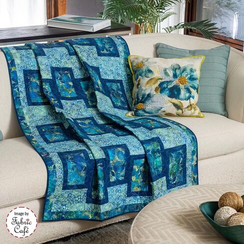 Fabric Café Weekend 3-Yard Quilts Book – 8 Fast & Easy Beginner Quilt Patterns | Make a Quilt in a Weekend | Uses Only 3 Yards of Fabric | No Half-Square Triangles | Lap, Twin & Queen/King Sizes in Kuwait