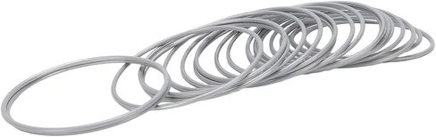 Yctze 20Pcs Hoops Ring, 4 Inch Metal Craft Rings Hoops Catcher Rings Wreath Hoop for Home Decorations DIY Crafts Wall Hanging Crafts (Silver) in Kuwait