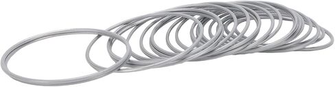 Yctze 20Pcs Hoops Ring, 4 Inch Metal Craft Rings Hoops Catcher Rings Wreath Hoop for Home Decorations DIY Crafts Wall Hanging Crafts (Silver) in Kuwait